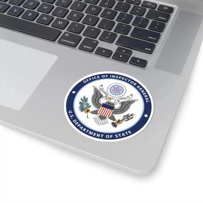 Seal of the United States Department of State Office of Inspector General (United States) STICKER Vinyl Kiss-Cut Decal - The Sticker Space