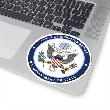 Seal of the United States Department of State Office of Inspector General (United States) STICKER Vinyl Kiss-Cut Decal - The Sticker Space