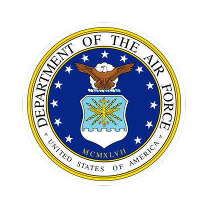 Seal of the United States Department of the Air Force - STICKER Vinyl Kiss-Cut Decal 2 Inch White - The Sticker Space