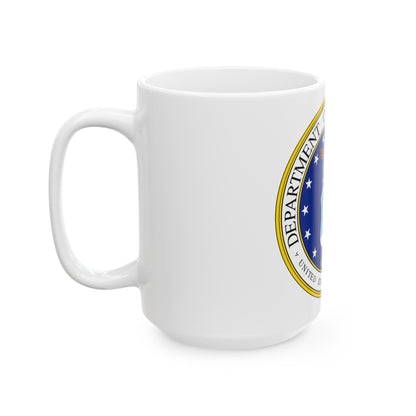 Seal of the United States Department of the Air Force - White Coffee Mug-The Sticker Space