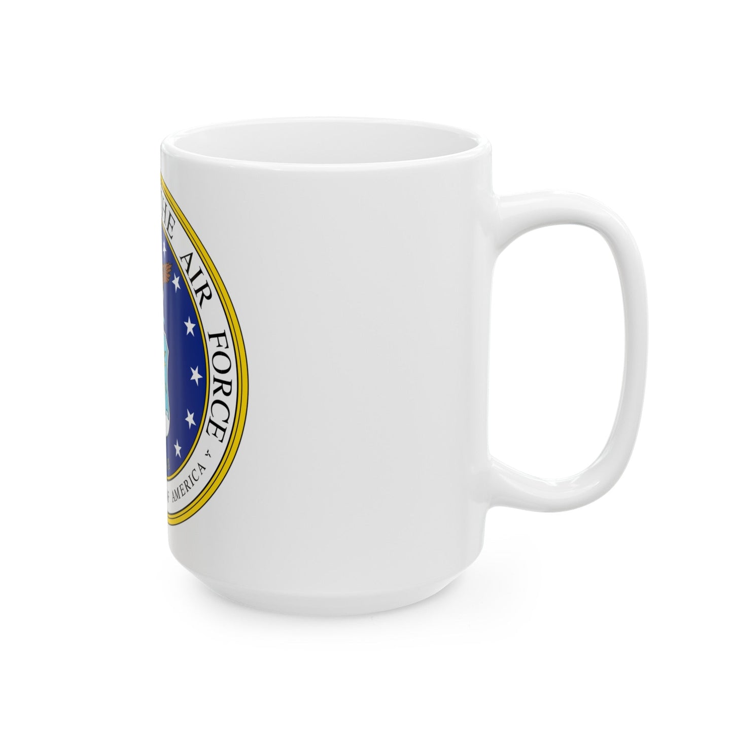 Seal of the United States Department of the Air Force - White Coffee Mug-The Sticker Space