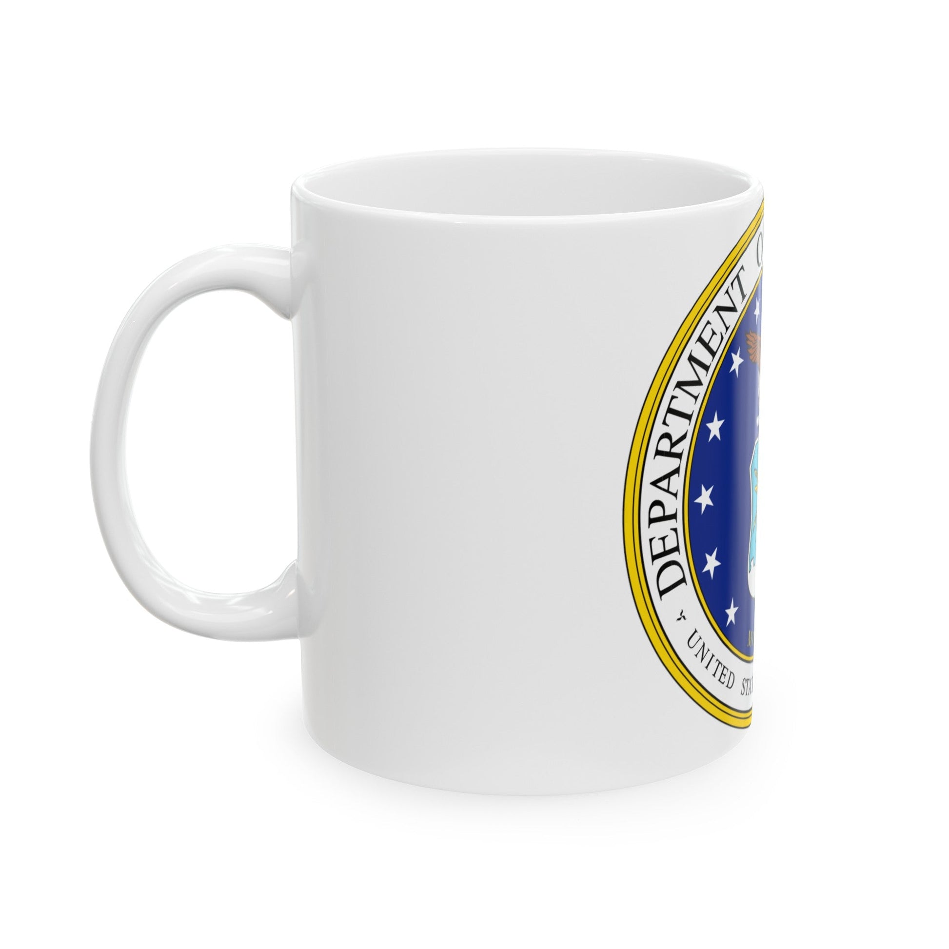 Seal of the United States Department of the Air Force - White Coffee Mug-The Sticker Space