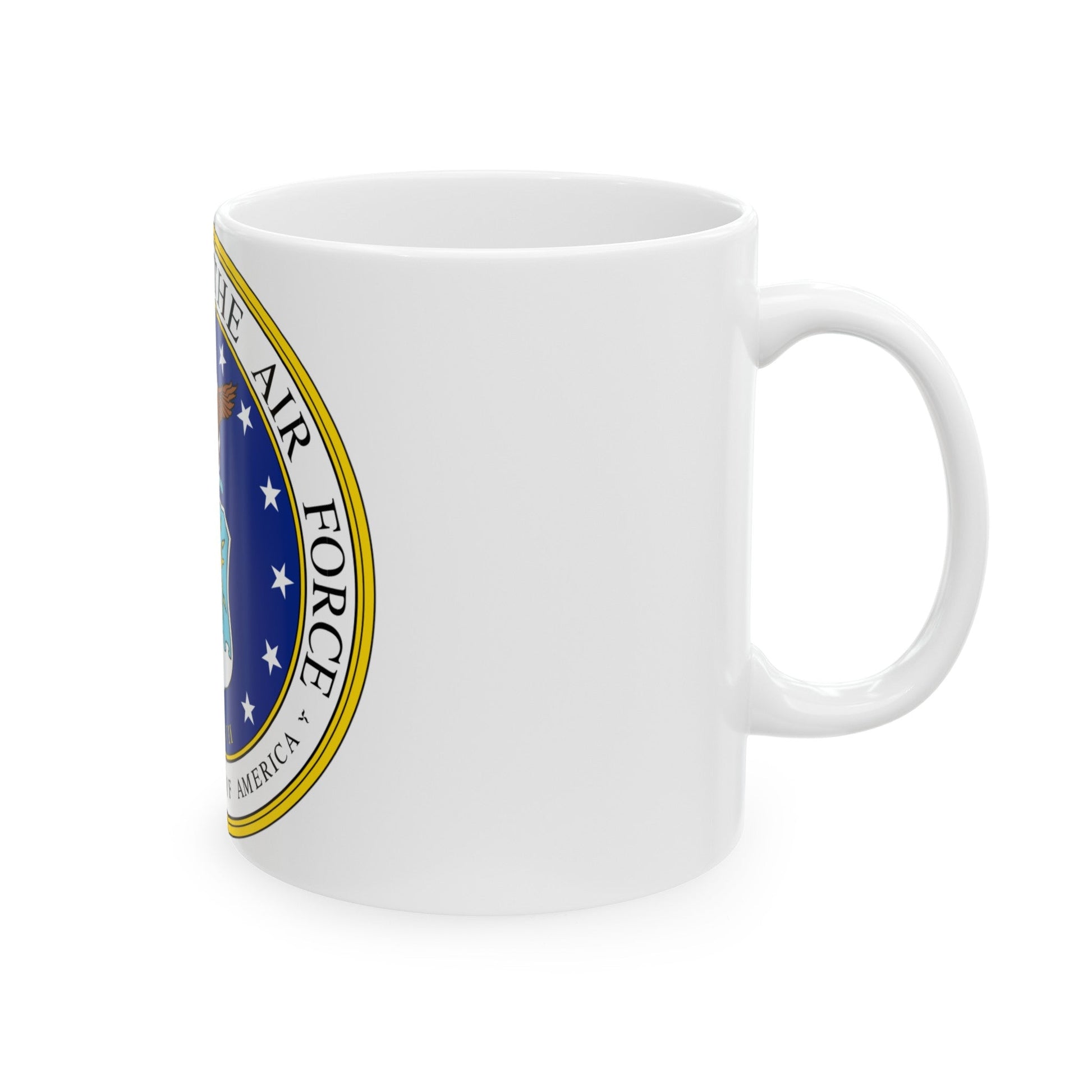 Seal of the United States Department of the Air Force - White Coffee Mug-The Sticker Space