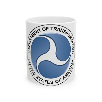 Seal of the United States Department of Transportation - White Coffee Mug-11oz-The Sticker Space