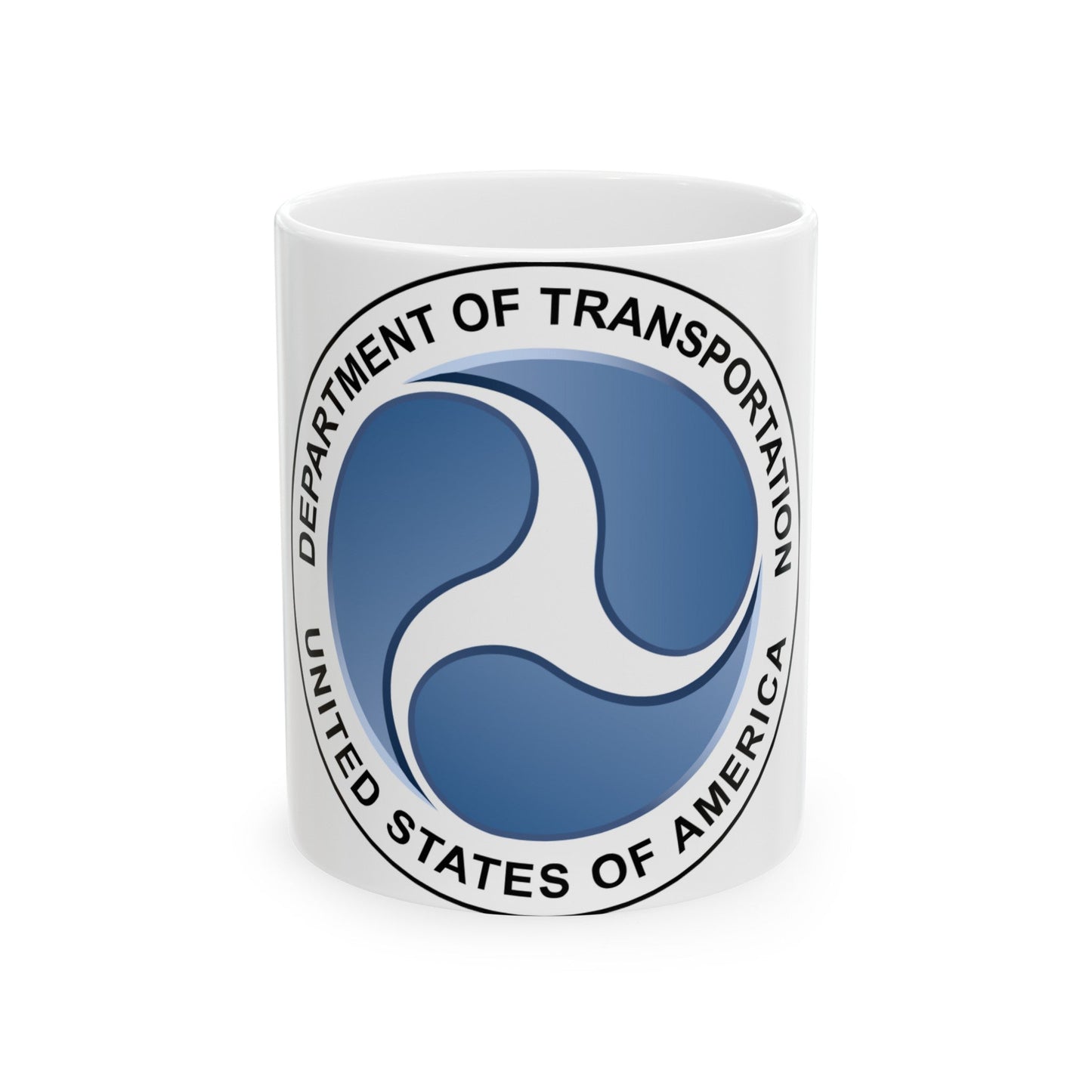 Seal of the United States Department of Transportation - White Coffee Mug-11oz-The Sticker Space