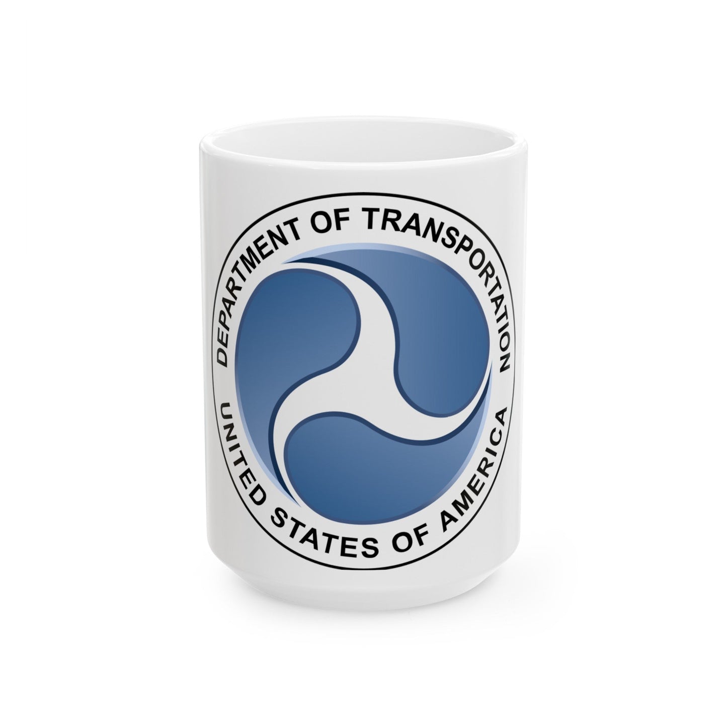 Seal of the United States Department of Transportation - White Coffee Mug-15oz-The Sticker Space