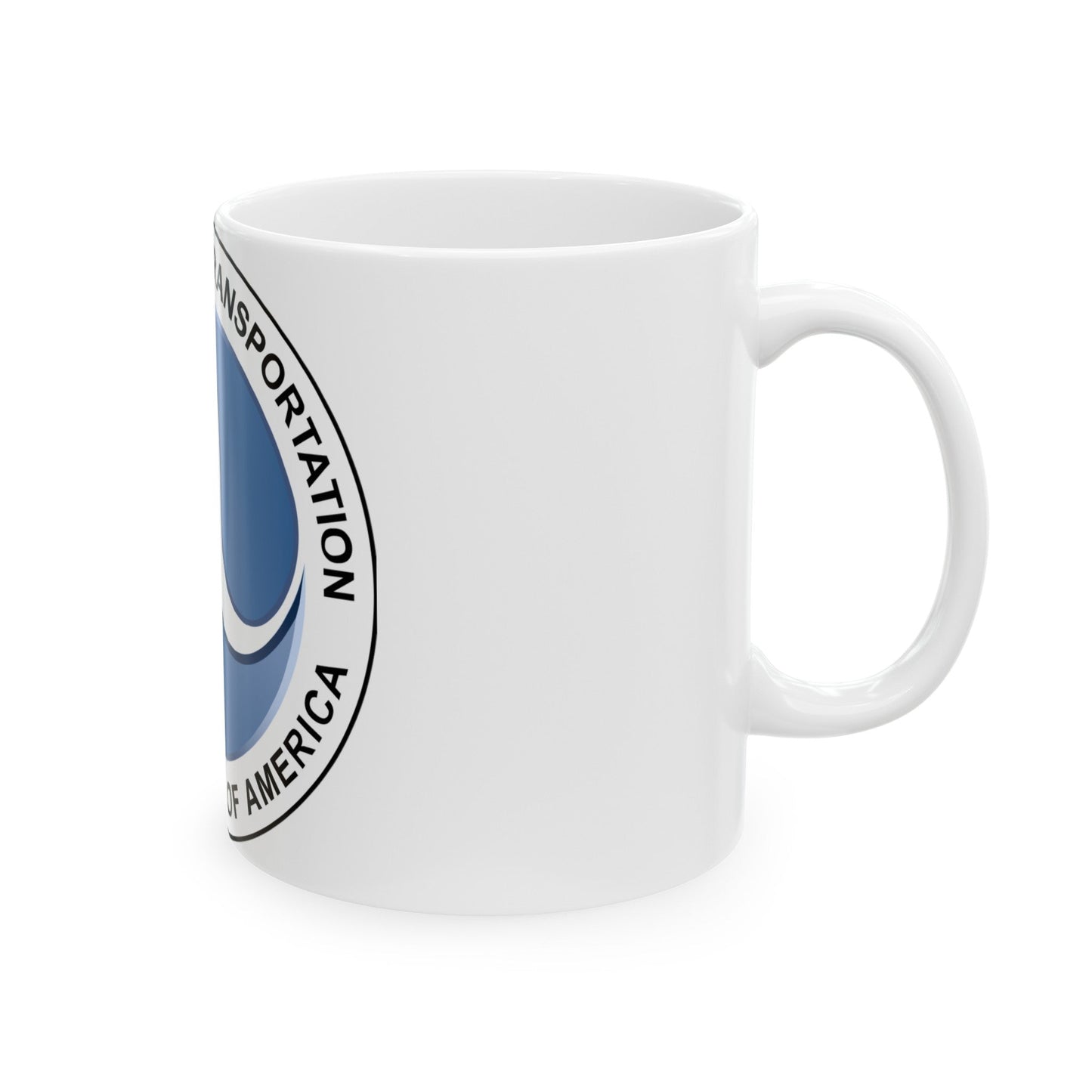 Seal of the United States Department of Transportation - White Coffee Mug-The Sticker Space