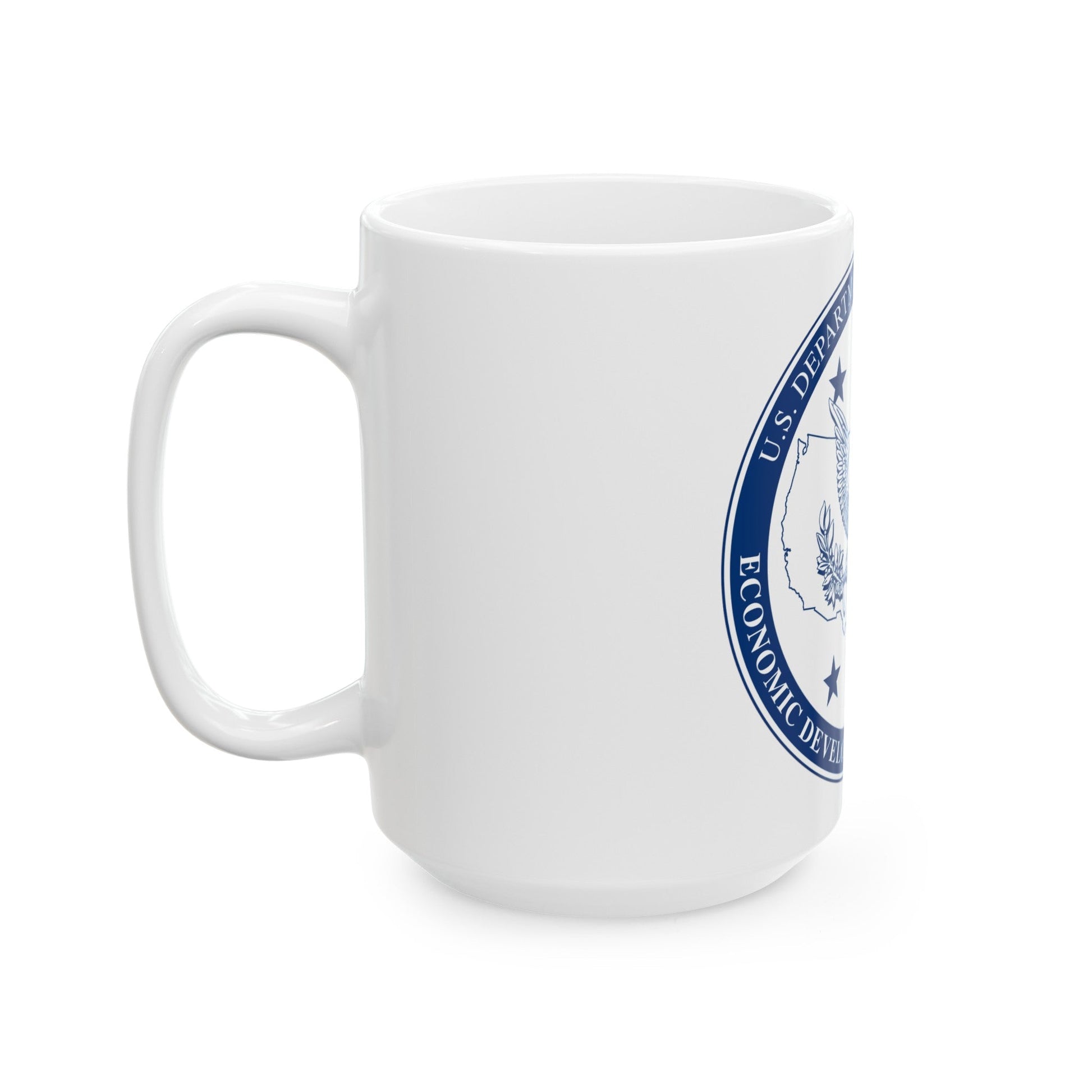 Seal of the United States Economic Development Administration - White Coffee Mug-The Sticker Space