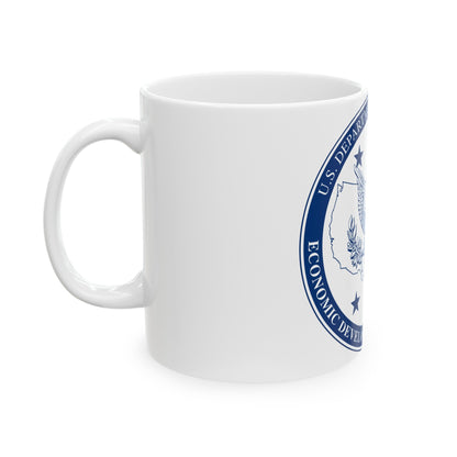 Seal of the United States Economic Development Administration - White Coffee Mug-The Sticker Space