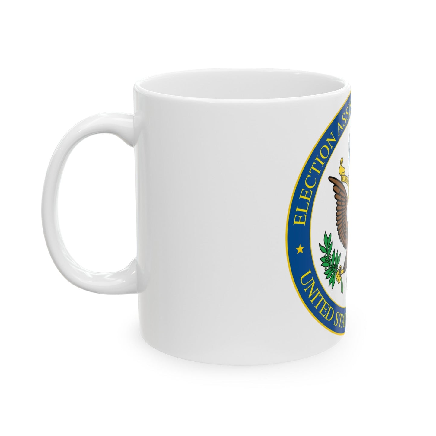 Seal of the United States Election Assistance Commission - White Coffee Mug-The Sticker Space