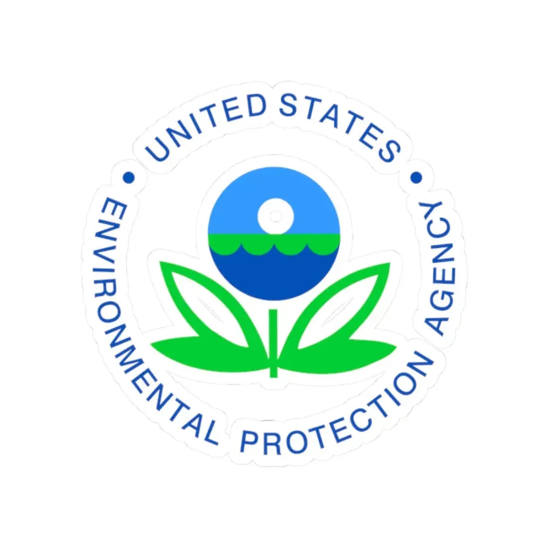 Seal of the United States Environmental Protection Agency (United States) STICKER Vinyl Kiss-Cut Decal 2 Inch White - The Sticker Space