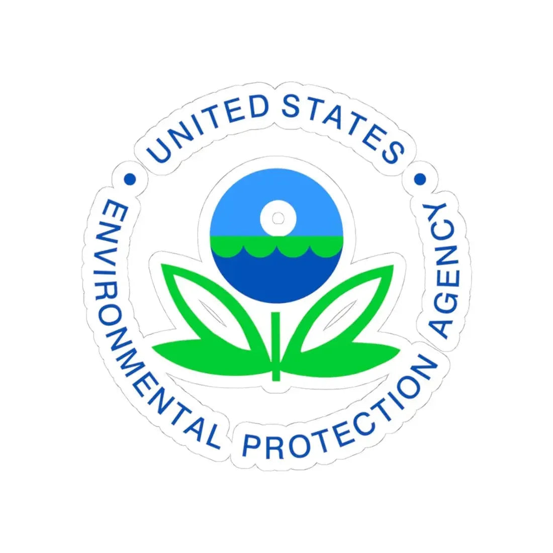 Seal of the United States Environmental Protection Agency (United States) STICKER Vinyl Kiss-Cut Decal 4 Inch White - The Sticker Space