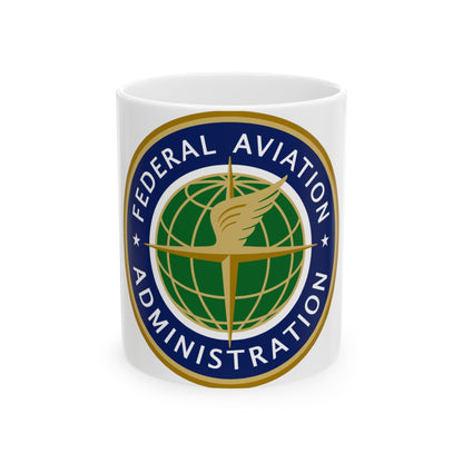 Seal of the United States Federal Aviation Administration - White Coffee Mug-11oz-The Sticker Space