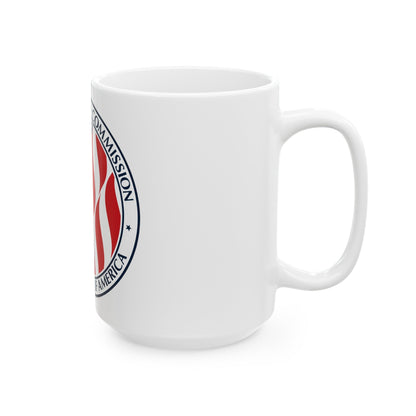 Seal of the United States Federal Election Commission - White Coffee Mug-The Sticker Space