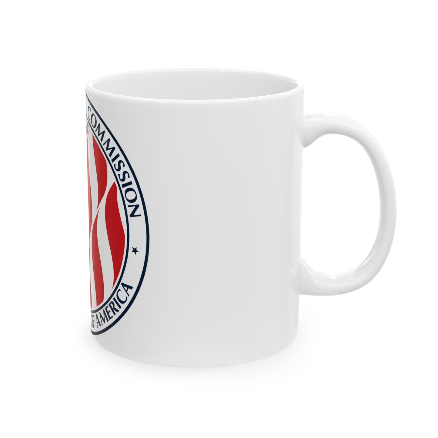 Seal of the United States Federal Election Commission - White Coffee Mug-The Sticker Space