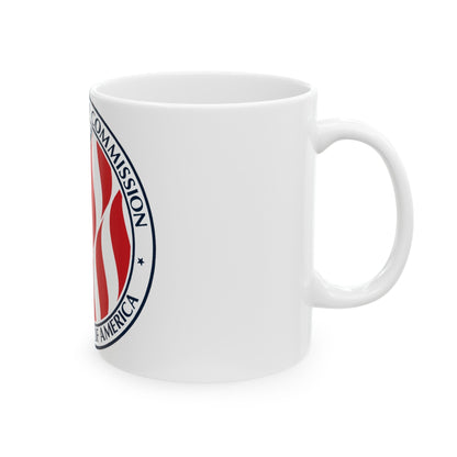 Seal of the United States Federal Election Commission - White Coffee Mug-The Sticker Space