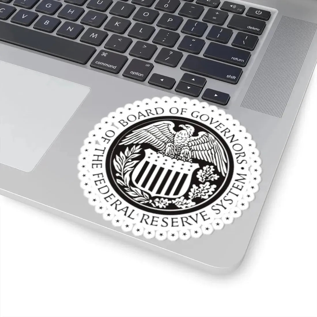 Seal of the United States Federal Reserve Board BW (United States) STICKER Vinyl Kiss-Cut Decal - The Sticker Space