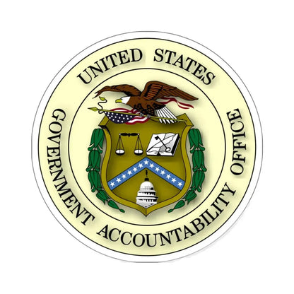 Seal of the United States Government Accountability Office - STICKER Vinyl Kiss-Cut Decal 6 Inch White - The Sticker Space