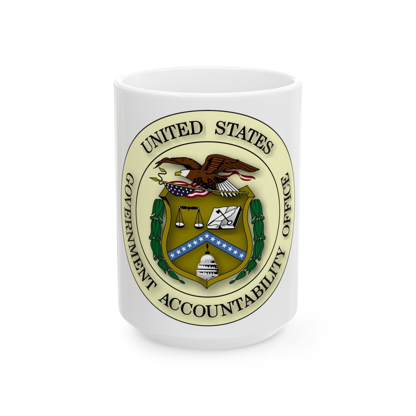 Seal of the United States Government Accountability Office - White Coffee Mug-15oz-The Sticker Space