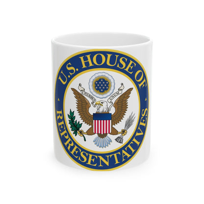 Seal of the United States House of Representatives - White Coffee Mug-11oz-The Sticker Space