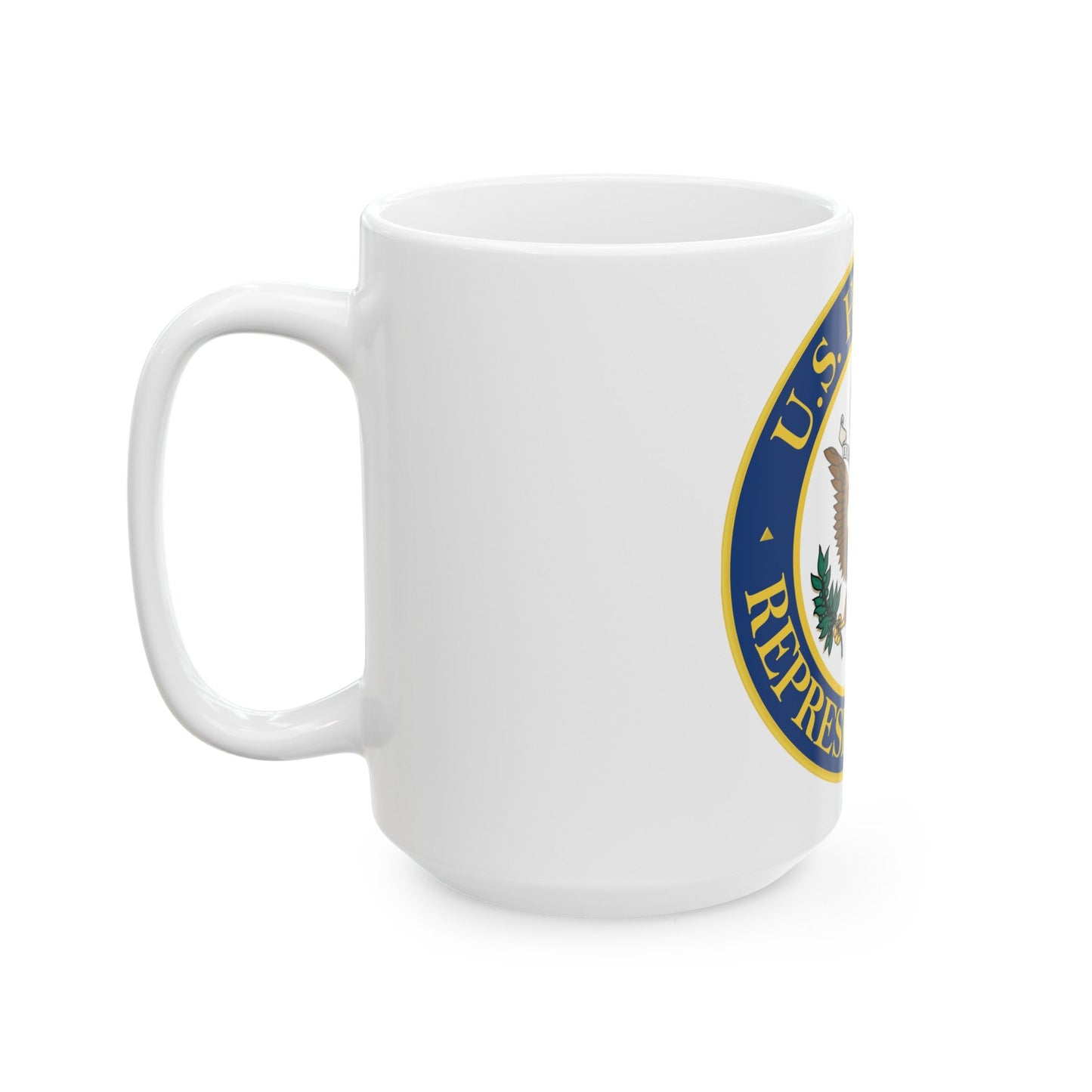 Seal of the United States House of Representatives - White Coffee Mug-The Sticker Space