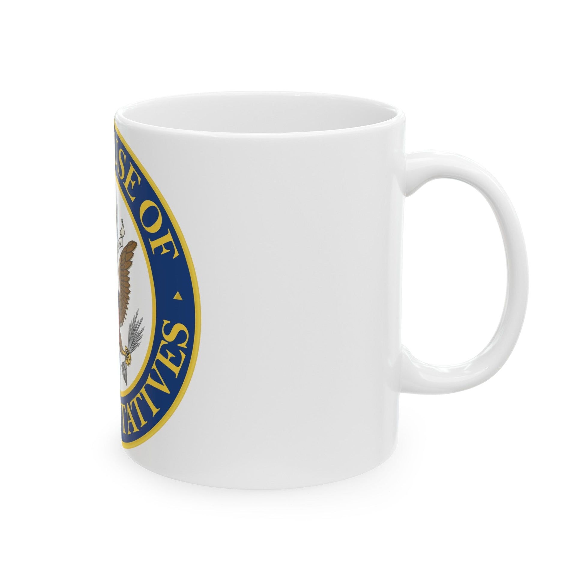 Seal of the United States House of Representatives - White Coffee Mug-The Sticker Space