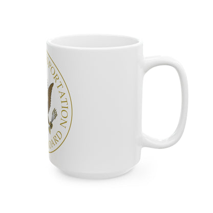 Seal of the United States National Transportation Safety Board - White Coffee Mug-The Sticker Space