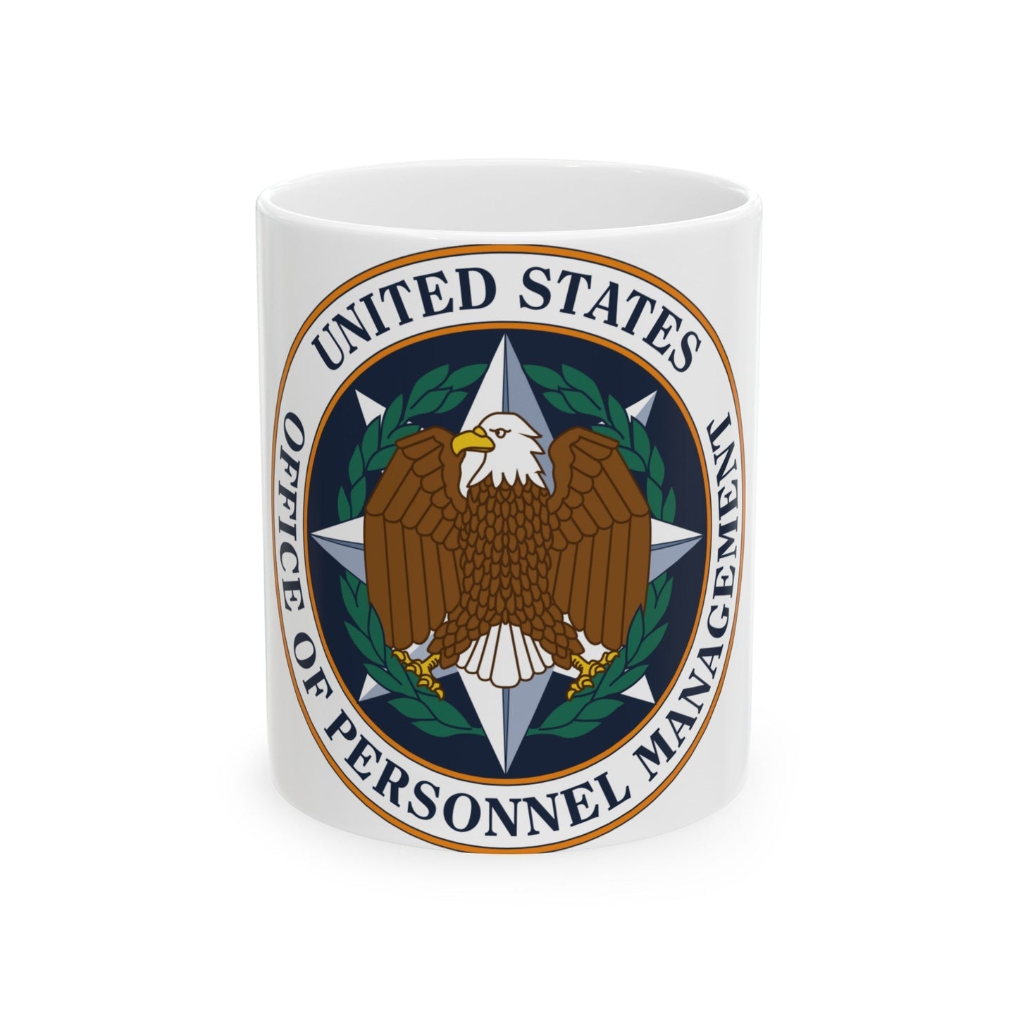 Seal of the United States Office of Personnel Management - White Coffee Mug-11oz-The Sticker Space