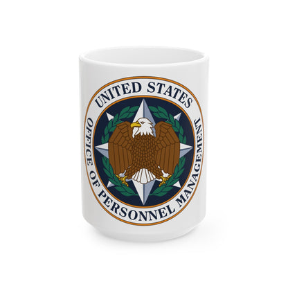 Seal of the United States Office of Personnel Management - White Coffee Mug-15oz-The Sticker Space