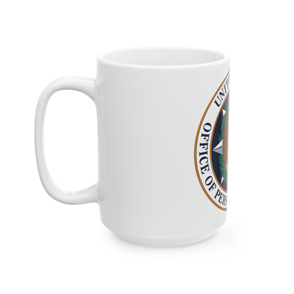 Seal of the United States Office of Personnel Management - White Coffee Mug-The Sticker Space