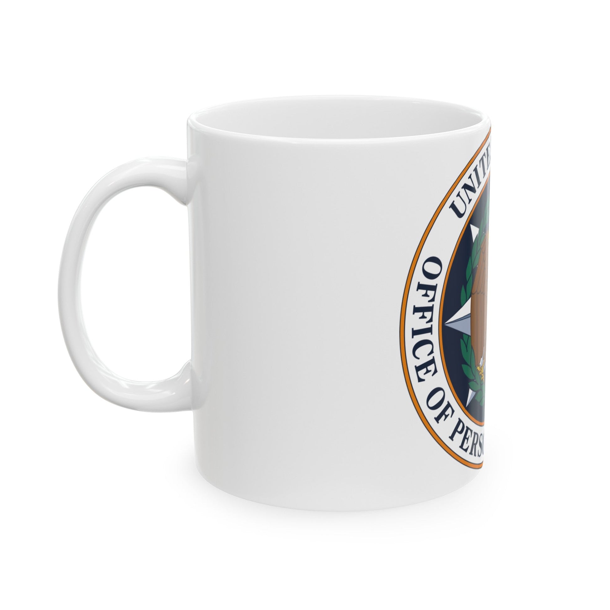 Seal of the United States Office of Personnel Management - White Coffee Mug-The Sticker Space