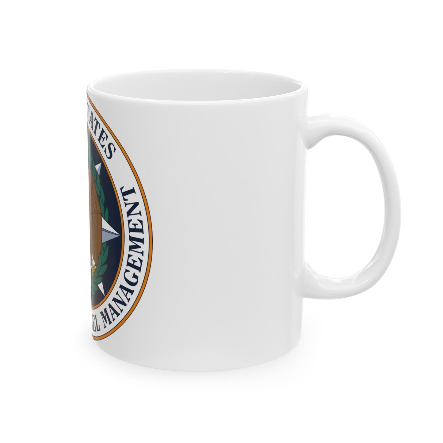 Seal of the United States Office of Personnel Management - White Coffee Mug-The Sticker Space