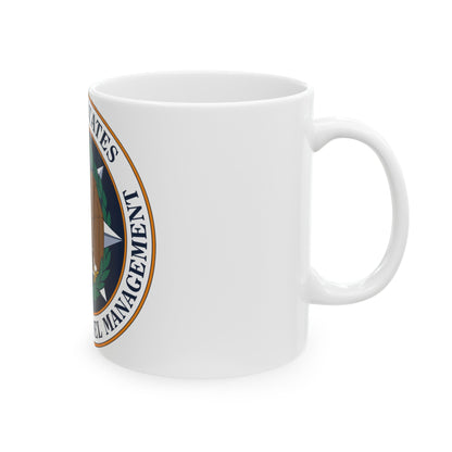 Seal of the United States Office of Personnel Management - White Coffee Mug-The Sticker Space