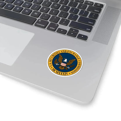 Seal of the United States Securities and Exchange Commission - STICKER Vinyl Kiss-Cut Decal - The Sticker Space