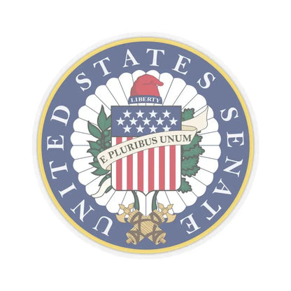 Seal of the United States Senate - STICKER Vinyl Kiss-Cut Decal 6 Inch Transparent - The Sticker Space
