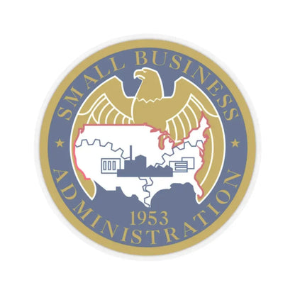 Seal of the United States Small Business Administration - STICKER Vinyl Kiss-Cut Decal 2 Inch Transparent - The Sticker Space