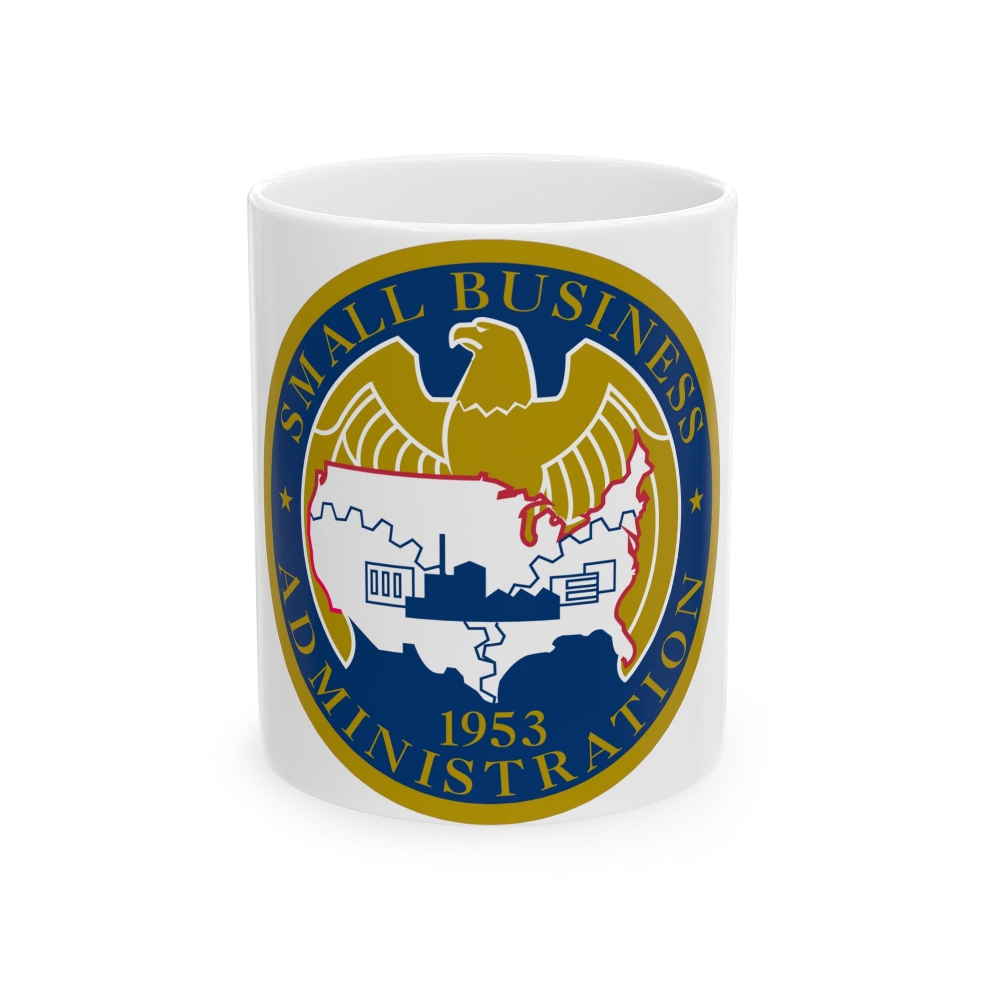 Seal of the United States Small Business Administration - White Coffee Mug-11oz-The Sticker Space