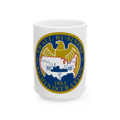 Seal of the United States Small Business Administration - White Coffee Mug-15oz-The Sticker Space