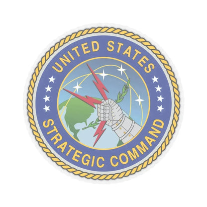 Seal of the United States Strategic Command - STICKER Vinyl Kiss-Cut Decal 4 Inch Transparent - The Sticker Space