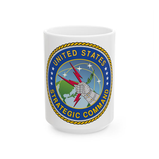 Seal of the United States Strategic Command - White Coffee Mug-15oz-The Sticker Space