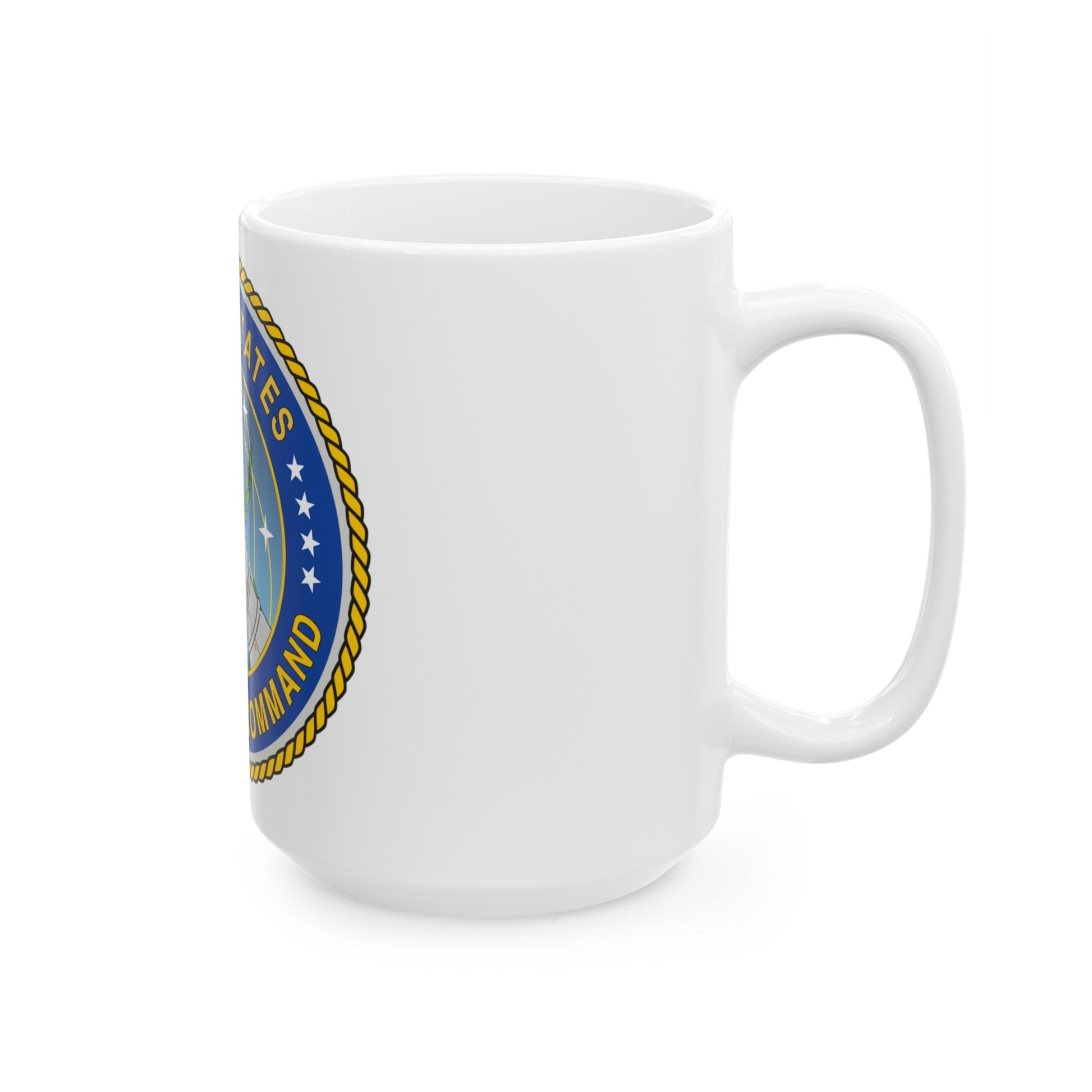 Seal of the United States Strategic Command - White Coffee Mug-The Sticker Space