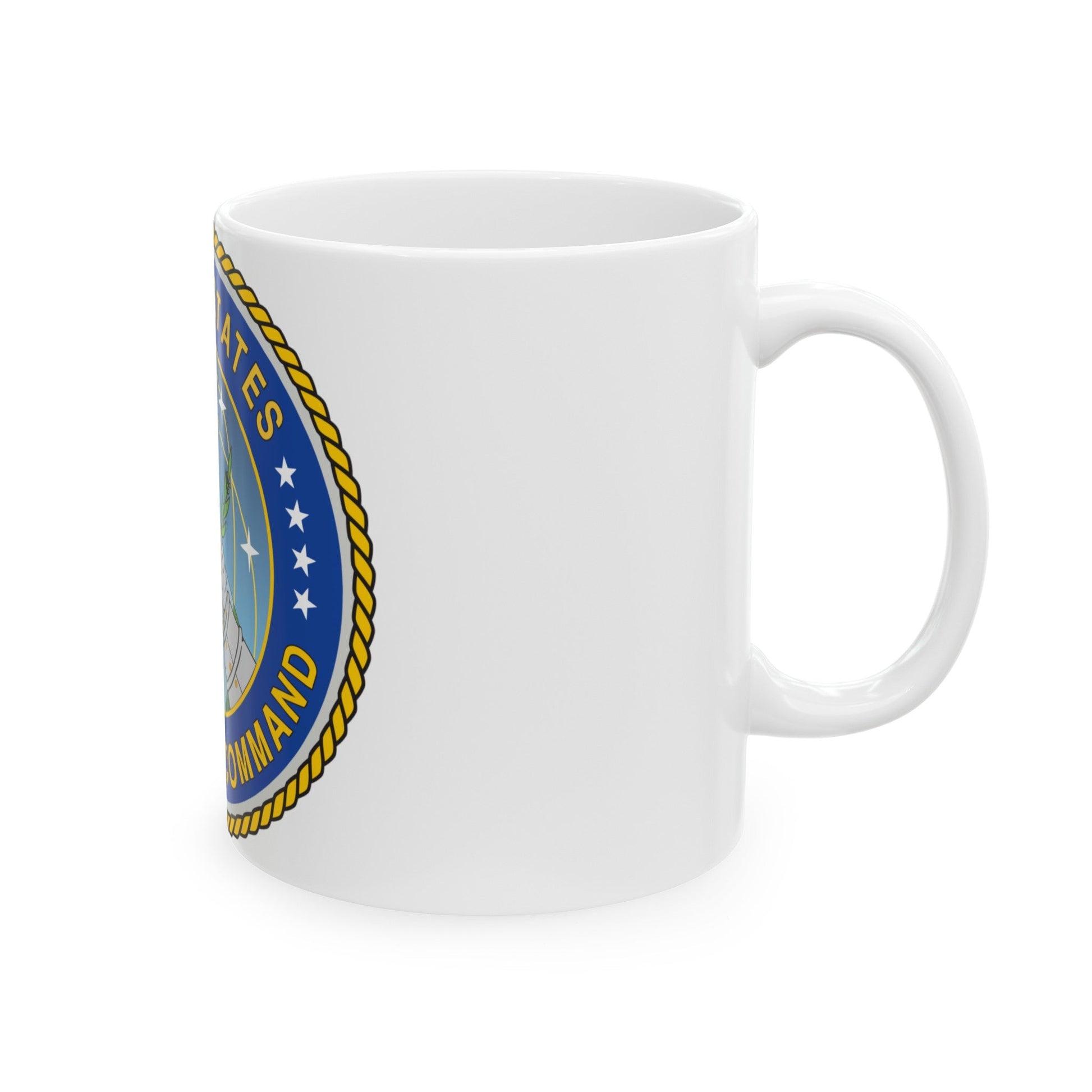 Seal of the United States Strategic Command - White Coffee Mug-The Sticker Space