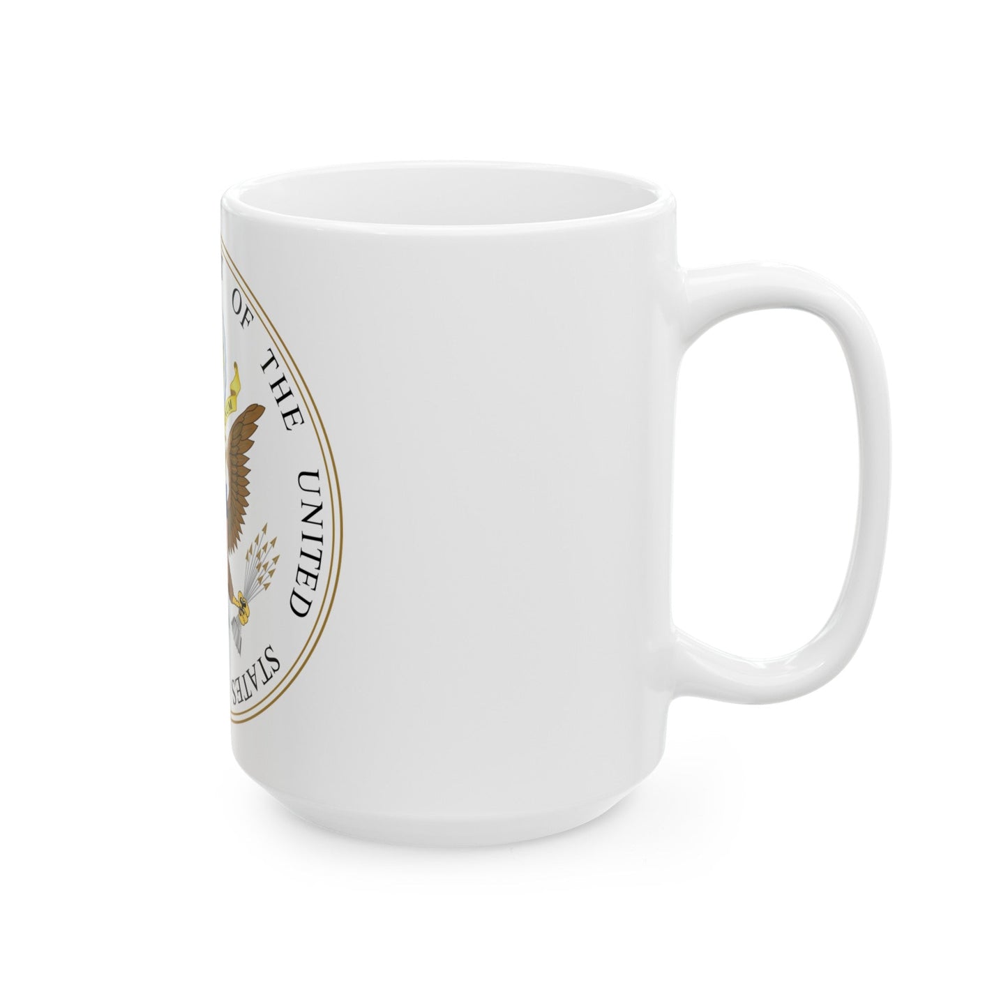 Seal of the United States Supreme Court - White Coffee Mug-The Sticker Space