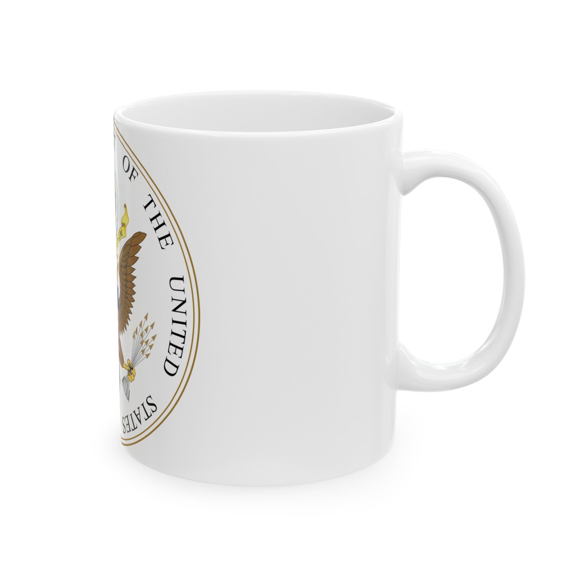 Seal of the United States Supreme Court - White Coffee Mug-The Sticker Space