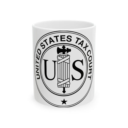 Seal of the United States Tax Court - White Coffee Mug-11oz-The Sticker Space