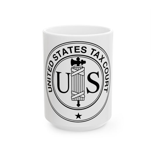 Seal of the United States Tax Court - White Coffee Mug-The Sticker Space