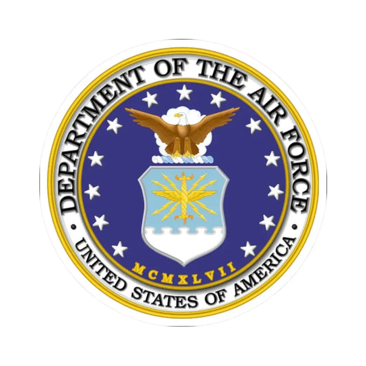Seal of the U.S. Air Force (United States) STICKER Vinyl Kiss-Cut Decal 2 Inch White - The Sticker Space