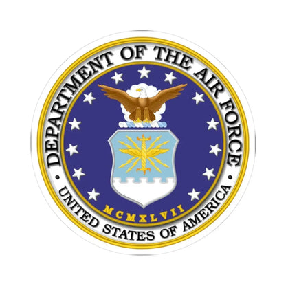 Seal of the U.S. Air Force (United States) STICKER Vinyl Kiss-Cut Decal 3 Inch White - The Sticker Space
