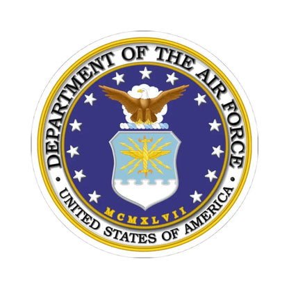 Seal of the U.S. Air Force (United States) STICKER Vinyl Kiss-Cut Decal 4 Inch White - The Sticker Space