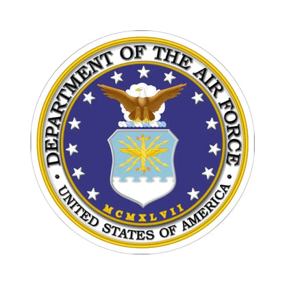 Seal of the U.S. Air Force (United States) STICKER Vinyl Kiss-Cut Decal 6 Inch White - The Sticker Space